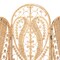 Bali & Pari Nadra Modern Bohemian Natural Brown Rattan Room Divider 236-13257-ZORO - alternate 2